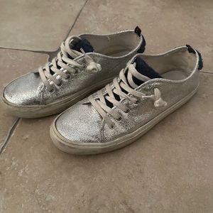Zara Silver Sneakers Women’s Size 41 (9.5)